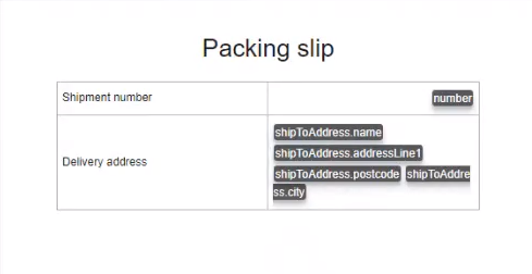 Table within a data container with text and data